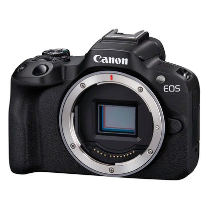 Canon EOS R50 black + Rf-s 18-45 Is Stm + Rf-s 55-210mm Is Stm