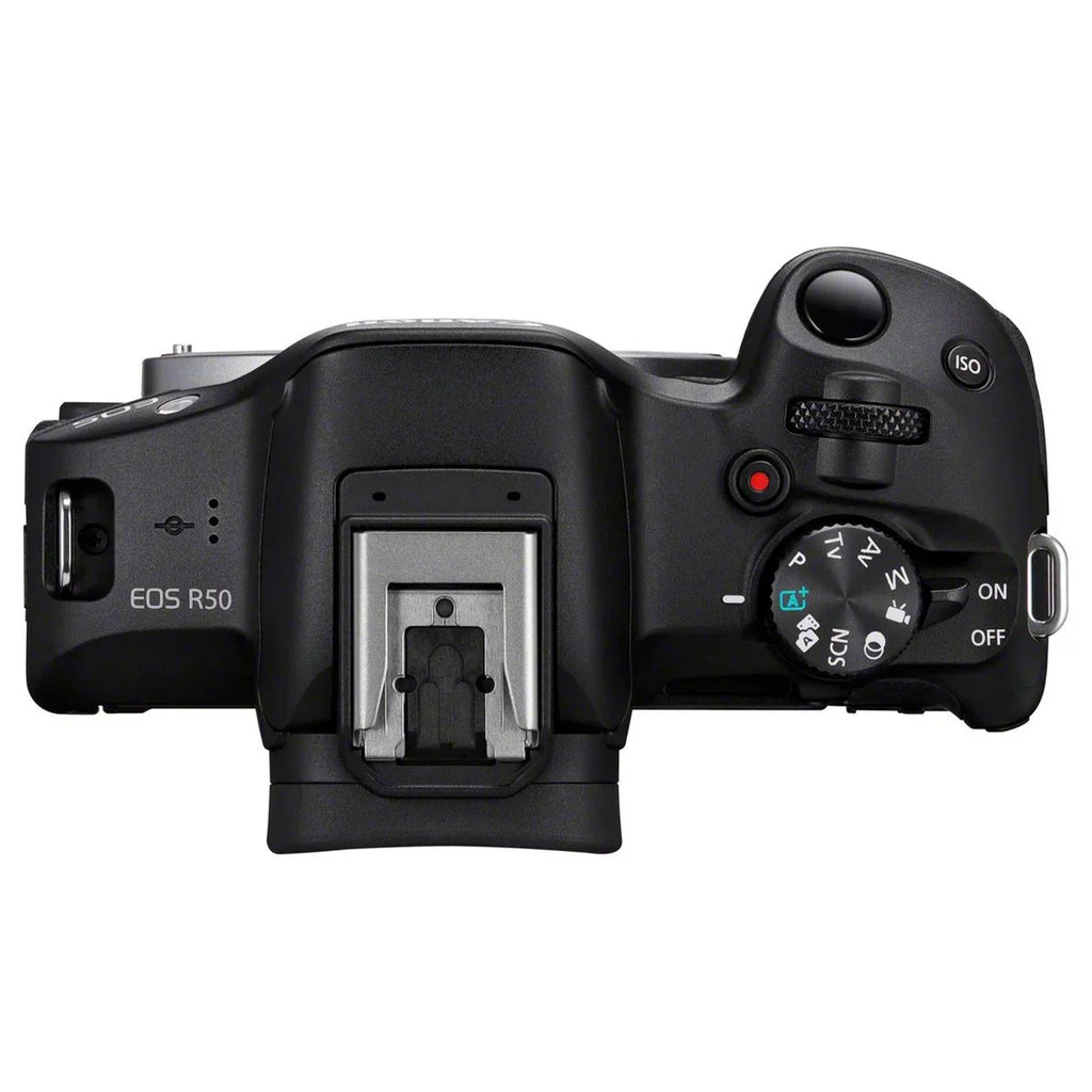 Canon EOS R50 black + Rf-s 18-45 Is Stm + Rf-s 55-210mm Is Stm