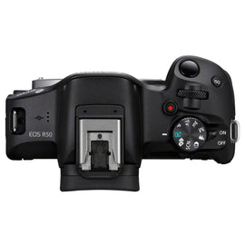 Canon EOS R50 black + Rf-s 18-45 Is Stm + Rf-s 55-210mm Is Stm